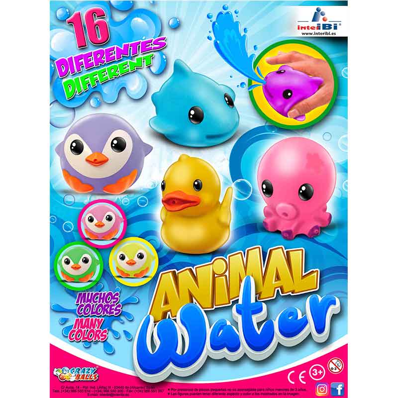 ANIMAL WATER GUN 50MM InterIbi