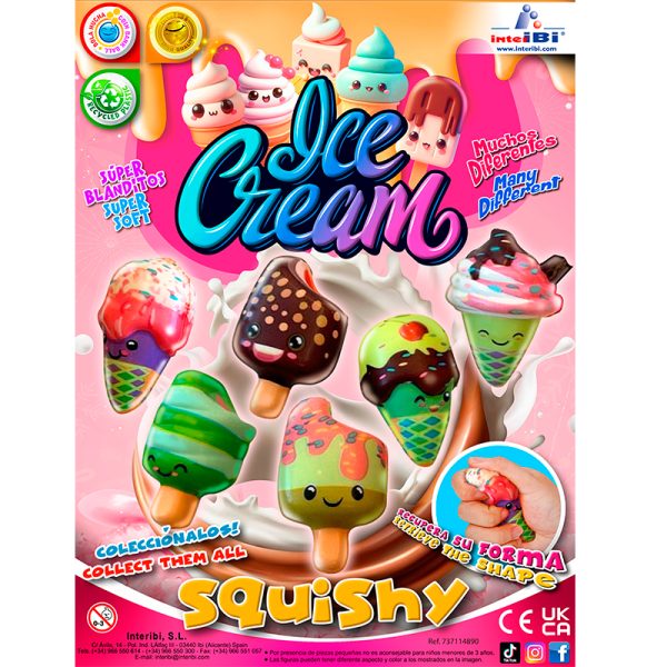 SQUISHY ICE CREAM 50MM