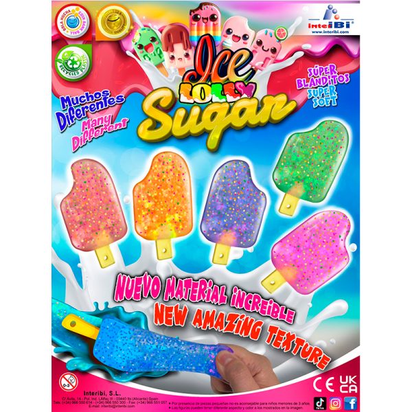 ICE LOLLY SUGAR 60MM