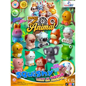 SQUISHY ZOO ANIMALS 60MM