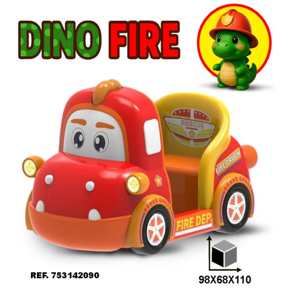 KIDDIE RIDE DINO FIRE