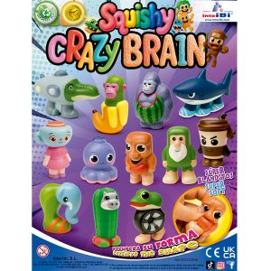 SQUISHY CRAZY BRAIN 65MM
