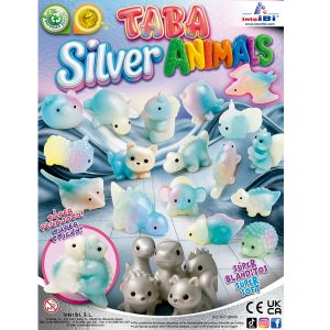 SILVER TABA ANIMALS 50MM